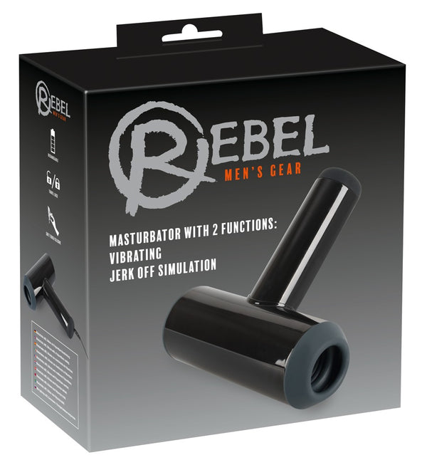 Rebel masturbator dubbele stimulatie - Zwart - Rebel - SKU: 5948140000