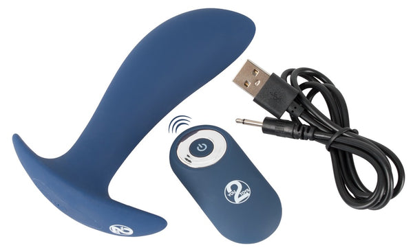 You2Toys trillende butt plug met vibratiestanden - Blauw - You2Toys - SKU: 5948730000