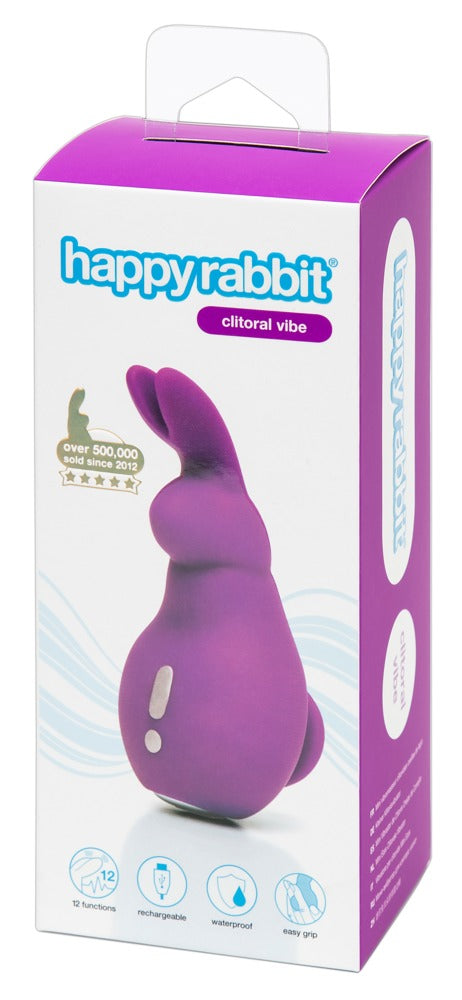 happyrabbit Clitorale viool vibrator - Paars
