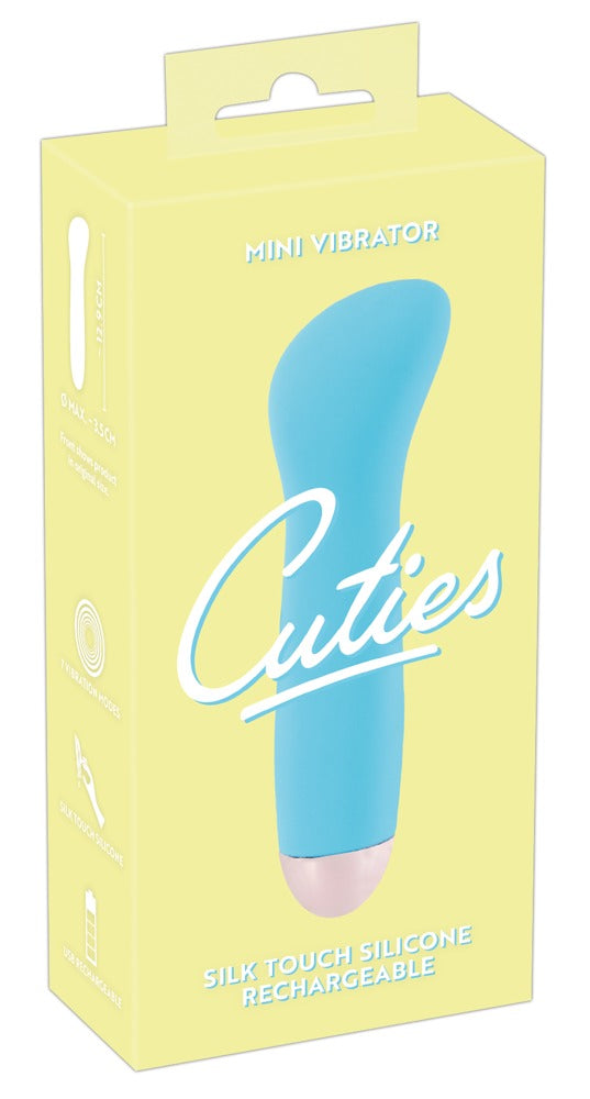 Cuties mini vibrator holle inkeping - Blauw - Cuties - SKU: 5953220000