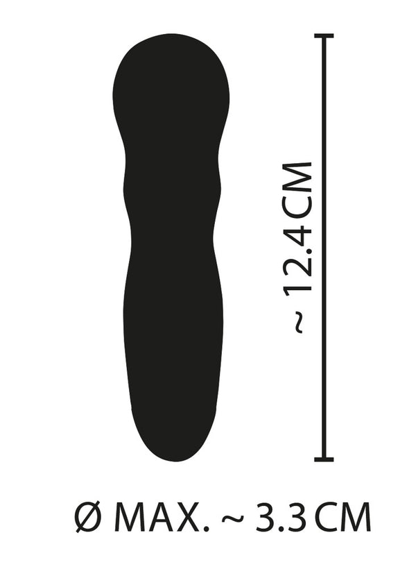 Cuties mini vibrator met holle inkepingen - Paars - Cuties - SKU: 5953300000