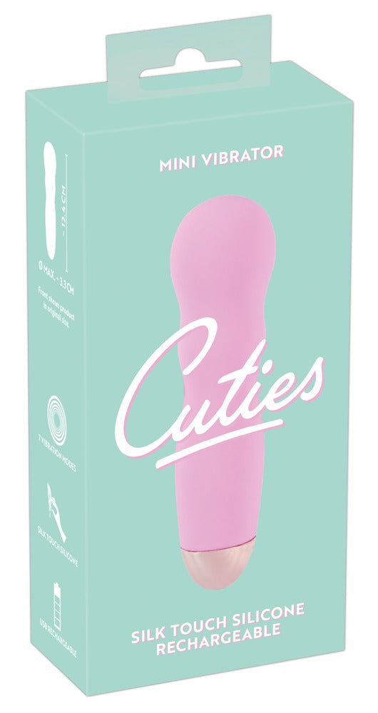 Cuties mini vibrator met holle inkepingen - Paars - Cuties - SKU: 5953300000