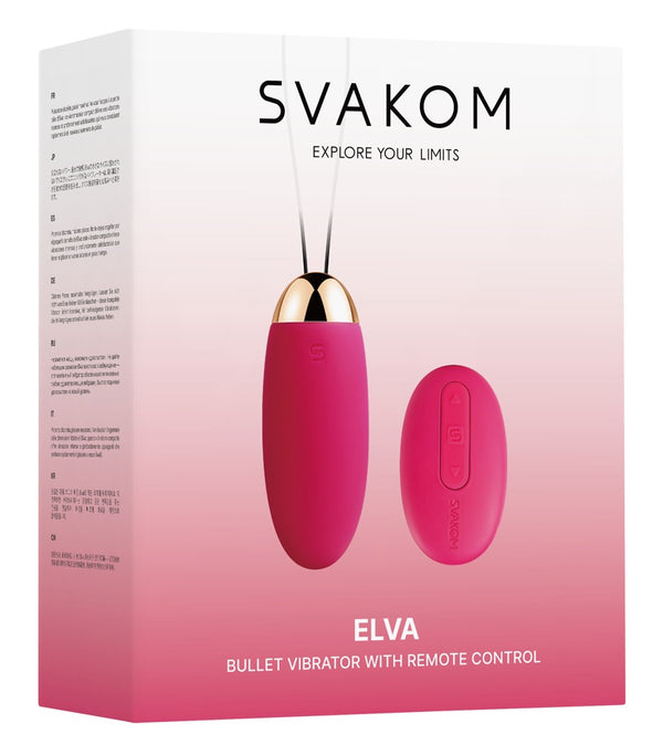 SVAKOM Elva stimulator met ophaalkoord - Roze - SVAKOM - SKU: 5956080000