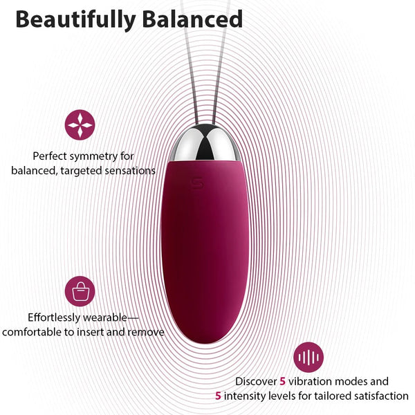 SVAKOM Intelligente vibro-bullet met remote - Roze - SVAKOM - SKU: 5956160000