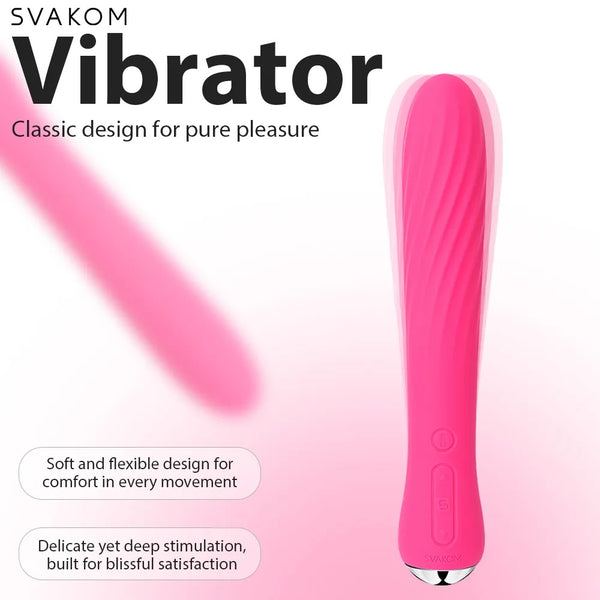 SVAKOM vibrator met warming - Roze - SVAKOM - SKU: 5957560000