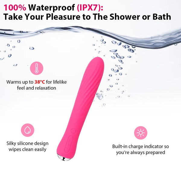 SVAKOM vibrator met warming - Roze - SVAKOM - SKU: 5957560000