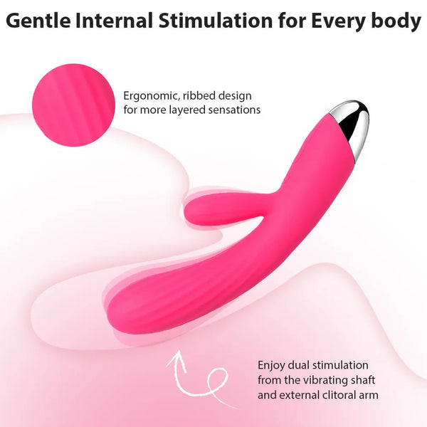 SVAKOM Angel vibrator met warming - Roze - SVAKOM - SKU: 5957640000