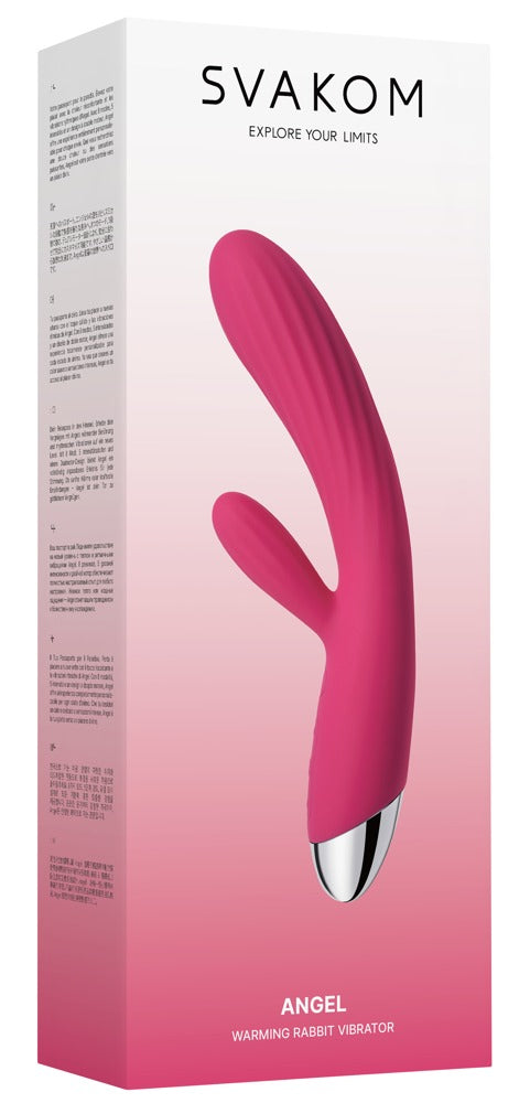 SVAKOM Angel vibrator met warming - Roze - SVAKOM - SKU: 5957640000