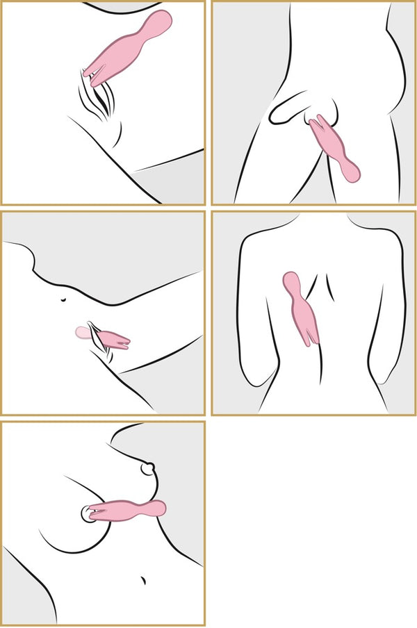 SVAKOM Nimf zijdezachte lay-on vibrator - Roze - SVAKOM - SKU: 5957990000