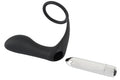Black Velvets prostaatvibrator met trilring - Zwart