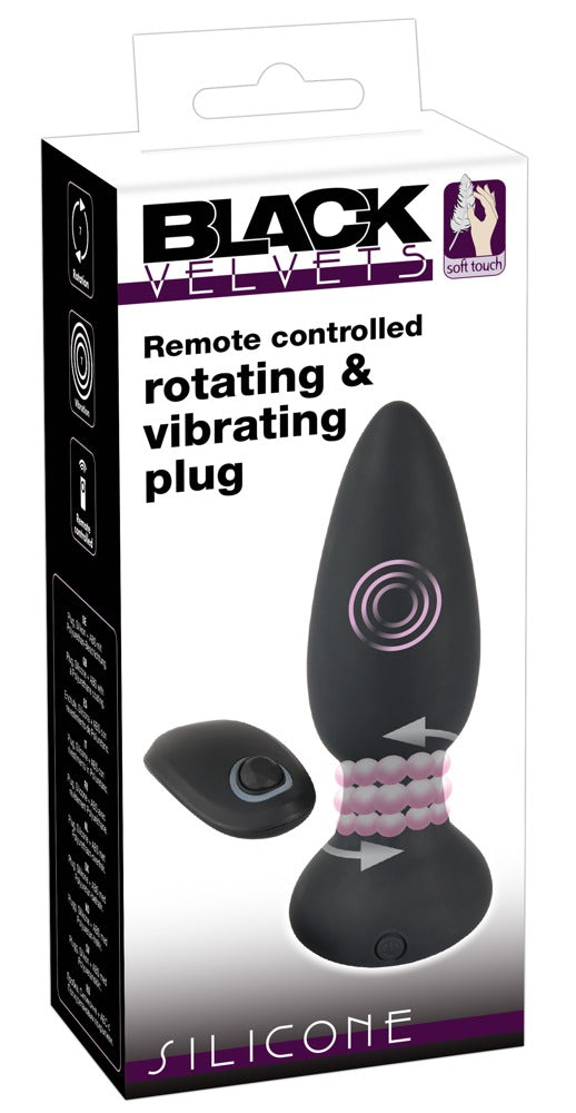 Black Velvets Butt plug - Zwart - Black Velvets - SKU: 5964260000