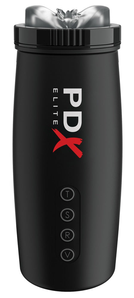 PDX Elite masturbator met 5 standen - Zwart