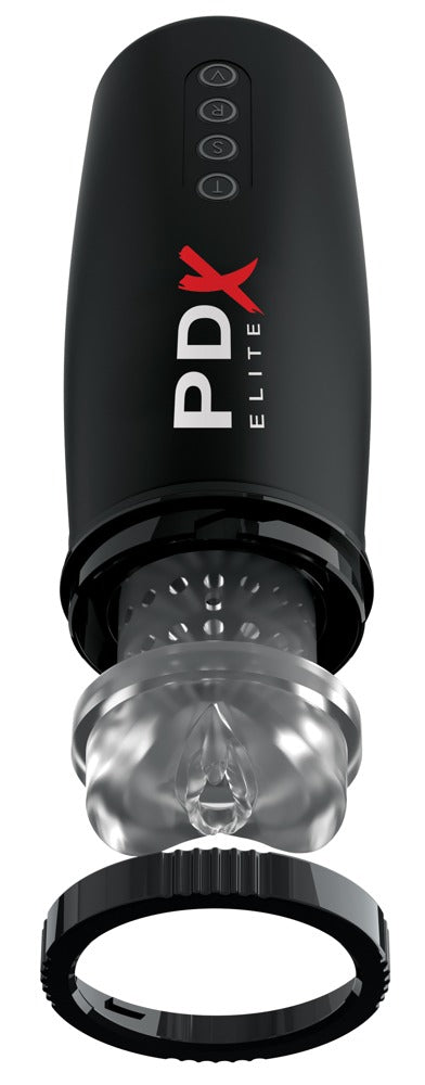PDX Elite masturbator met 5 standen - Zwart