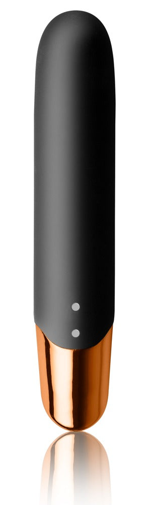 Rocks Off Chaiamo afgeplatte vibrator - Zwart - Rocks Off - SKU: 5967360000