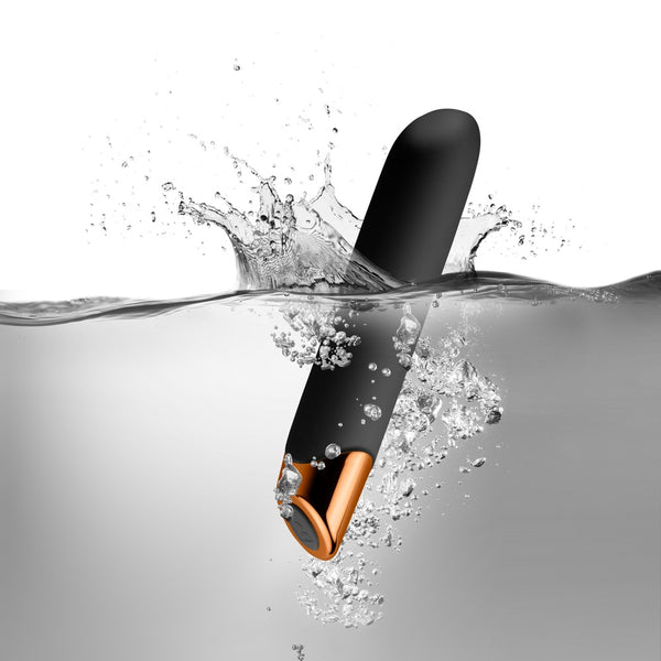Rocks Off Chaiamo afgeplatte vibrator - Zwart - Rocks Off - SKU: 5967360000
