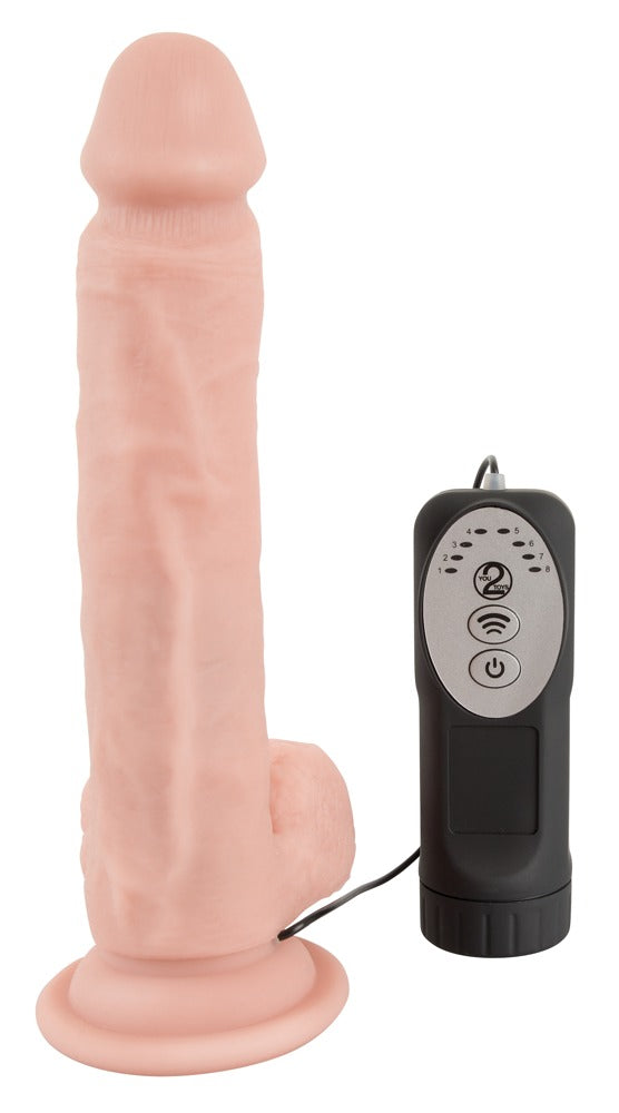Medical Silicone duwende vibrator - Huidskleur Licht - Medical Silicone - SKU: 5968840000