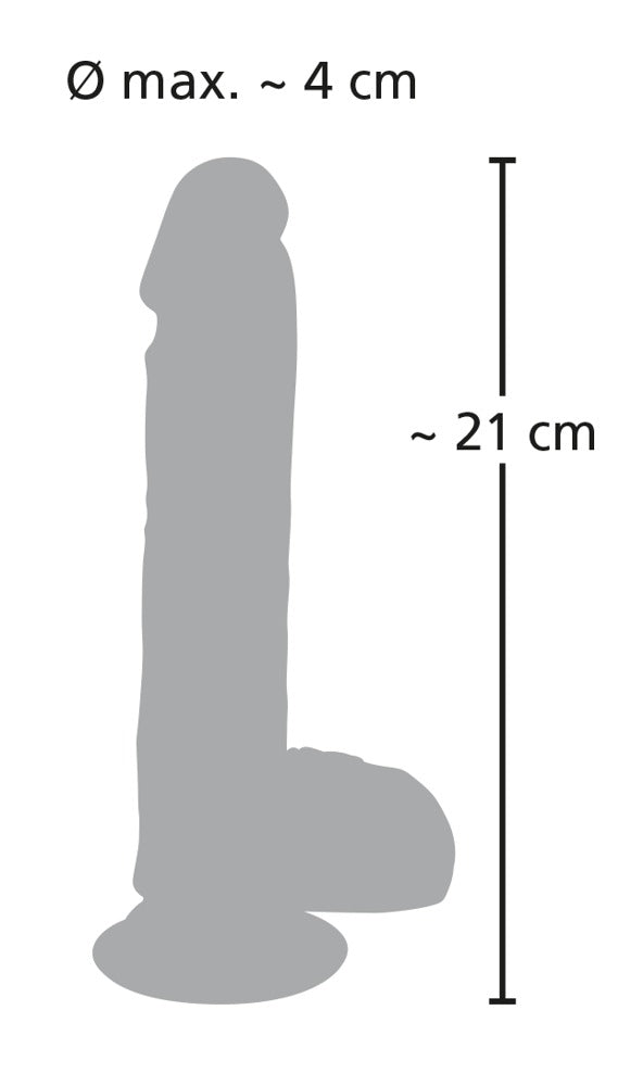 Medical Silicone Vibrator - Huidskleur - Medical Silicone - SKU: 5968840000