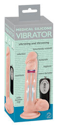 Medical Silicone Vibrator - Huidskleur Licht