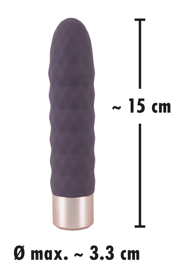 Elegant Series golvende vibrator - Paars - Elegant Series - SKU: 5970820000