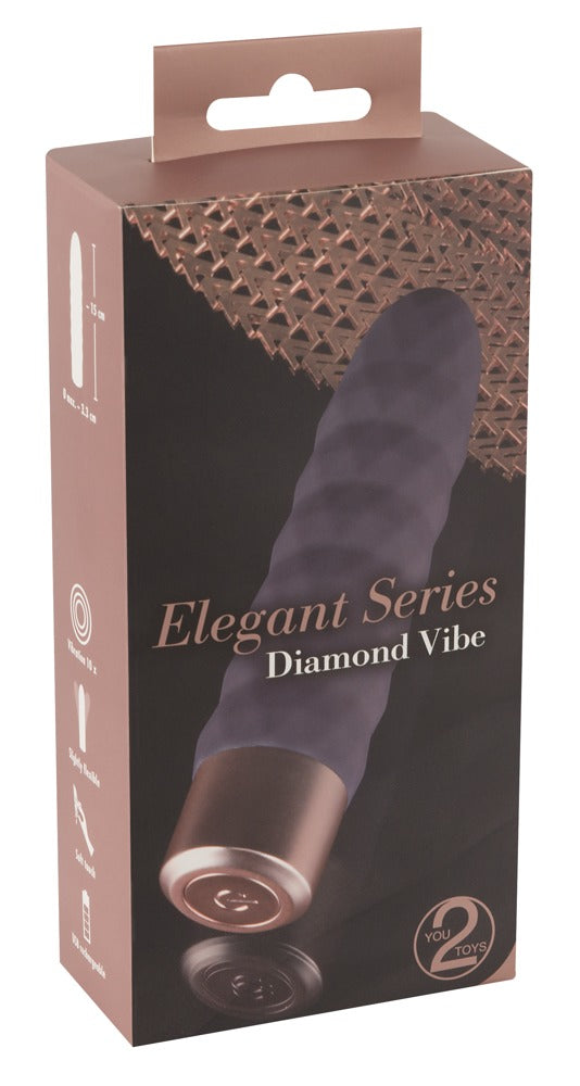 Elegant Series golvende vibrator - Paars - Elegant Series - SKU: 5970820000
