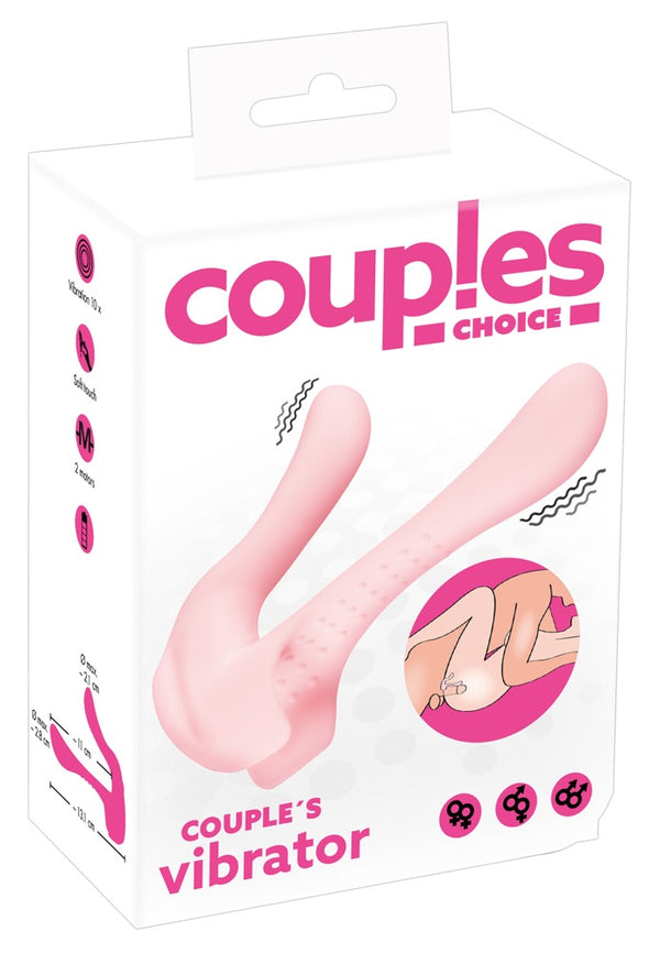 Couples Choice Koppel vibrator - Roze - Couples Choice - SKU: 5972950000
