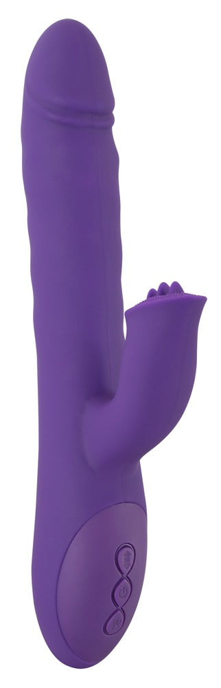 Sweet Smile rabbit vibrator met rotatie - Paars - Sweet Smile - SKU: 5973680000