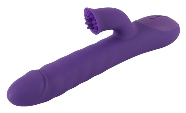 Sweet Smile rabbit vibrator met rotatie - Paars - Sweet Smile - SKU: 5973680000