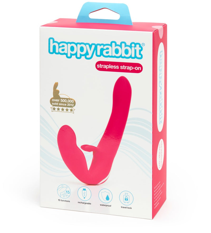 happyrabbit Strapless strap-on - Roze