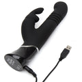 Fifty Shades of Grey konijntje met G-spot & oren - Zwart