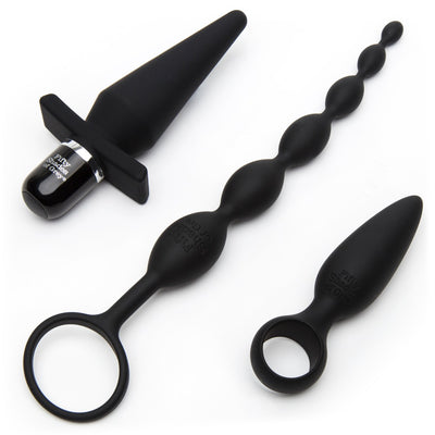 Fifty Shades of Grey Anale set - Zwart