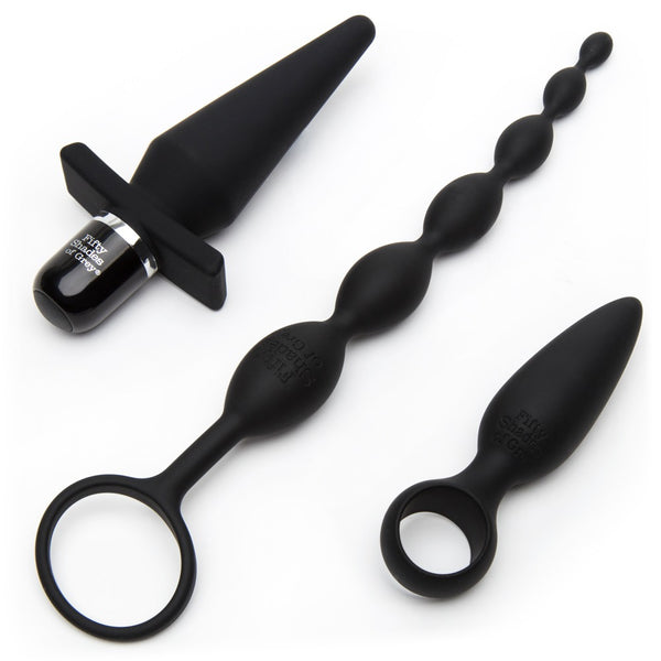 Fifty Shades of Grey beginners anal set - Zwart - Fifty Shades of Grey - SKU: 5977080000