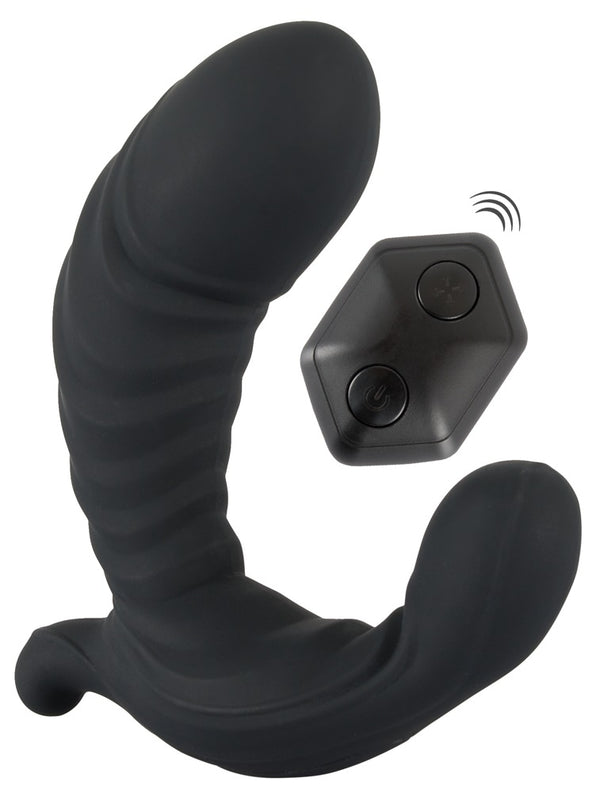 Inflatable + RC Vibrator - Zwart - Inflatable + RC - SKU: 5979290000