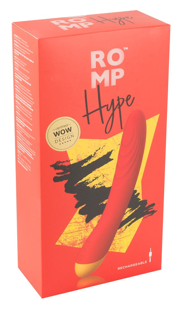 ROMP Hype vibrator dubbellaags - Rood - ROMP - SKU: 5980700000