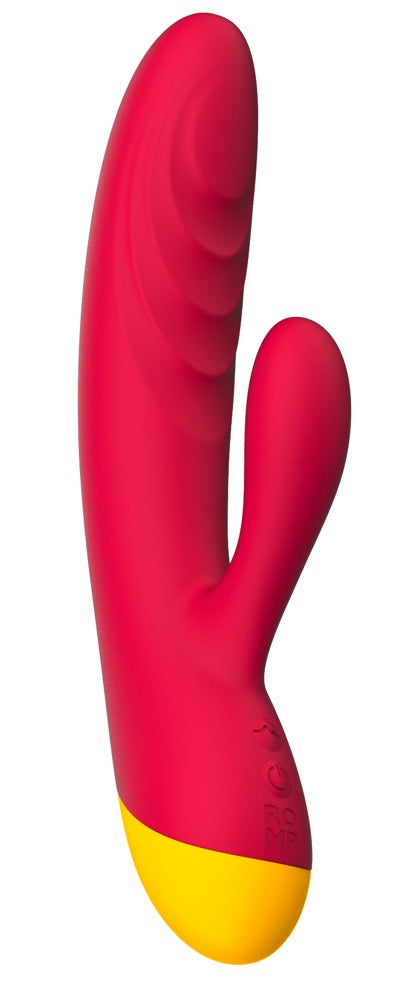 ROMP Jazz vibrator met zachte groeven - Rood - ROMP - SKU: 5980890000