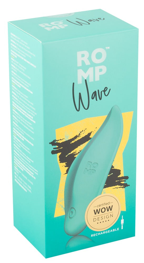 ROMP Wave ergonomische vibrator - Turquoise - ROMP - SKU: 5981000000