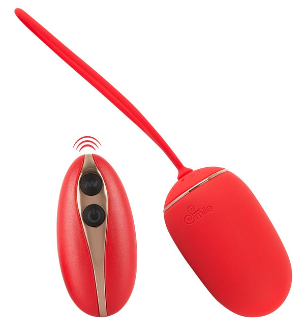 Sweet Smile afstandsbediening vibro-bal - Rood - Sweet Smile - SKU: 5985340000