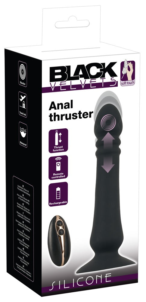Black Velvets Anal thruster anale stuwraket - Zwart - Black Velvets - SKU: 5999800000