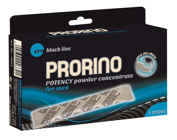 HOT Potentie poeder 7st - Zwart - HOT - SKU: 6106310000