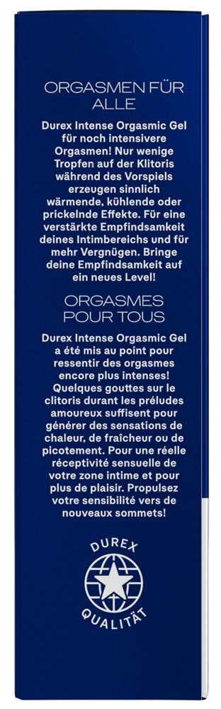 Durex orgasmegel met warming-effect - Transparant - Durex - SKU: 6109680000