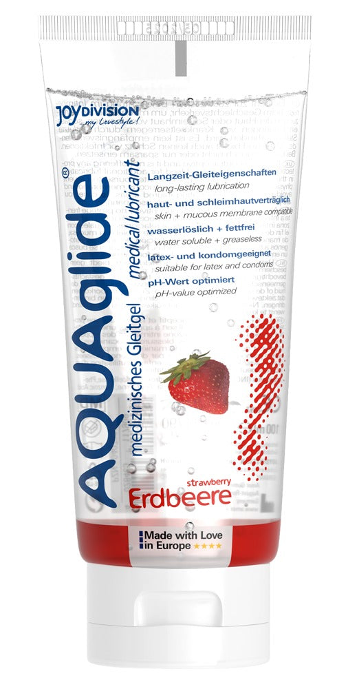 Joydivision Präparate AQUAglide Aardbei lube - Joydivision Präparate - SKU: 6171990000