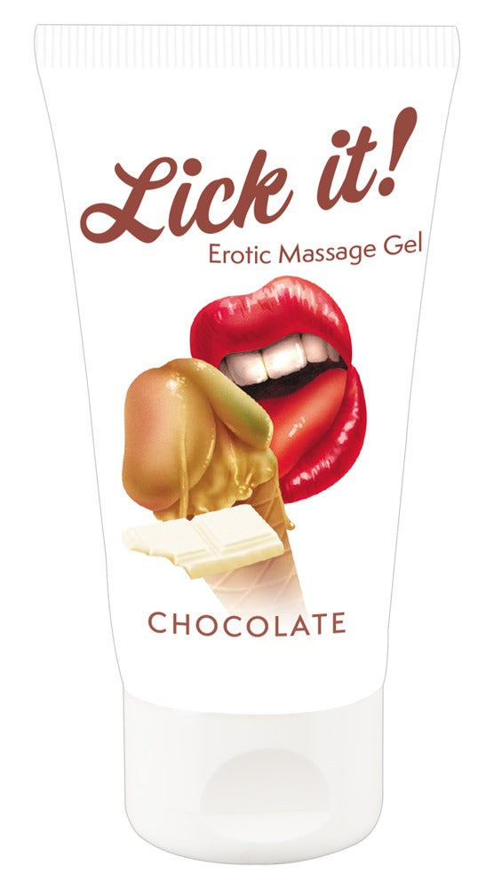 Lick it! Erotische massagegel chocolade - Lick it! - SKU: 6257600000