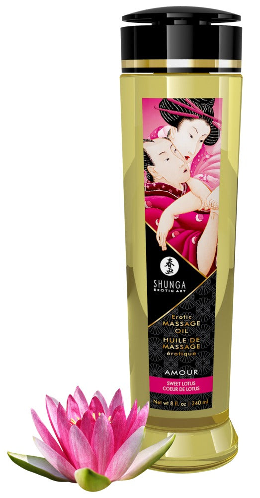 Shunga Aphrodisia massageolie met rozengeur - Shunga - SKU: 6273800000