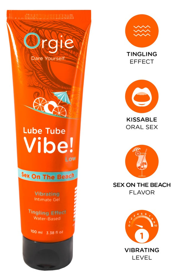 Orgie Lube Tube Vibe! Sex on the Beach intieme gel - Orgie - SKU: 6299600000