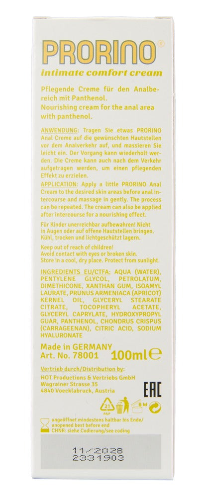 Intimate Comfort Crème Anale Verzorging