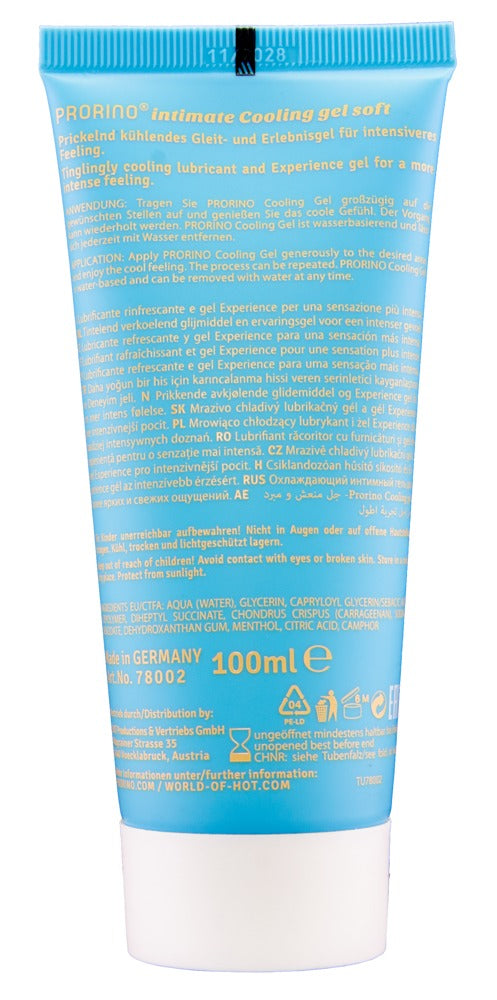 PRORINO Cooling gel - Transparant