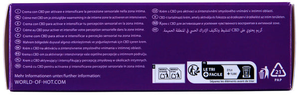 HOT Vulva crème met CBD - Sensatieverhogend - HOT - SKU: 6313020000
