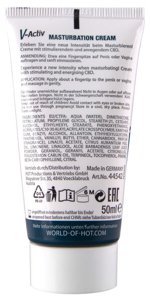 HOT Masturbatiecrème met CBD - Transparant