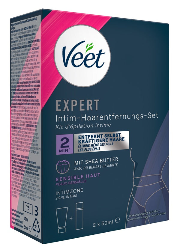 Veet Intieme ontharingsset met crème - Zwart - Veet - SKU: 6313530000