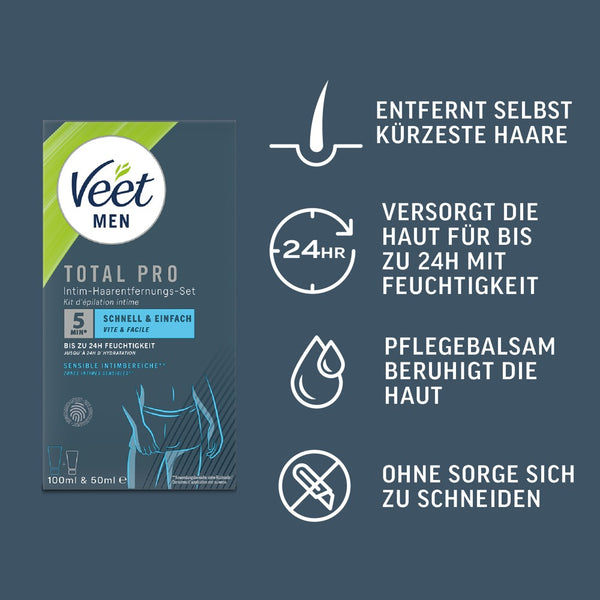 Veet Intiem ontharingsset voor mannen - Zwart - Veet - SKU: 6313610000
