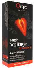 Orgie High Voltage Strawberry vibrator - Transparant